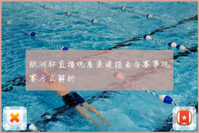 欧洲杯直播观看渠道指南与赛事观赛方式解析